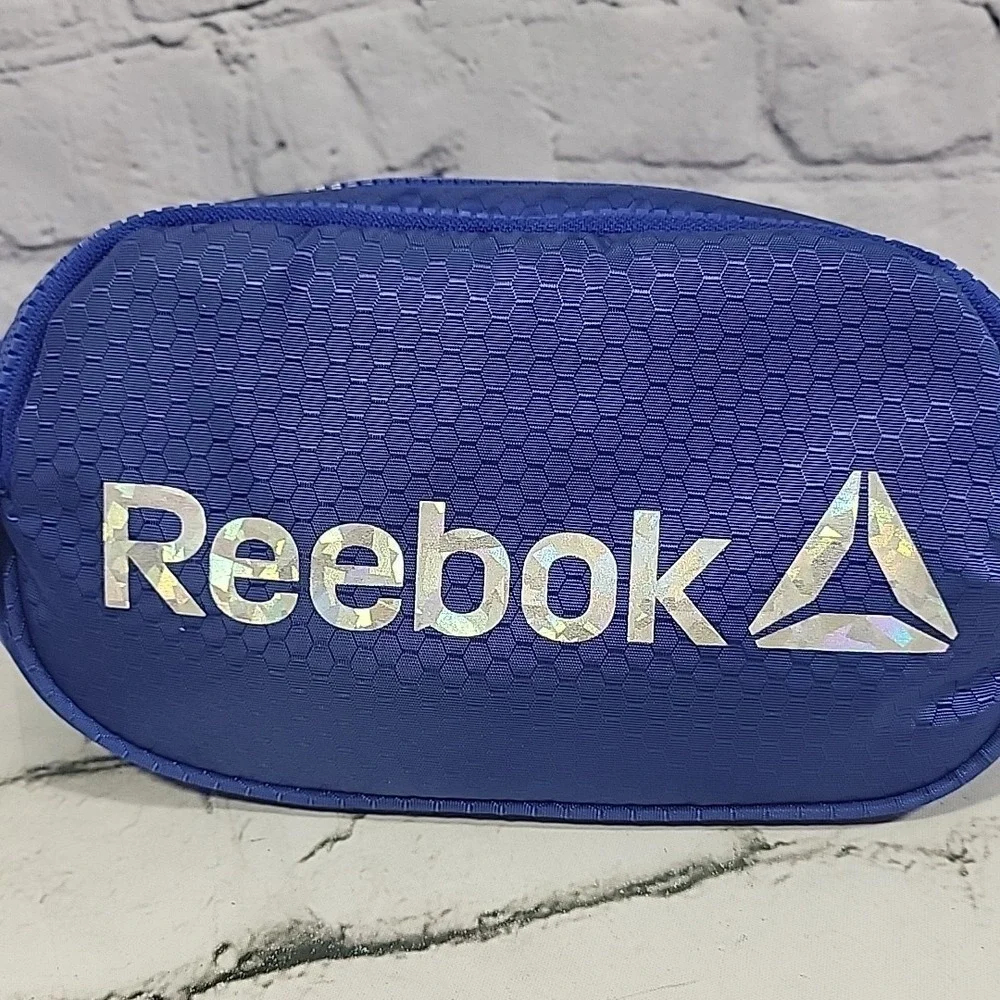 Reebok Xenon Fanny Pack Waist Bag Blue Unisex One‎ Size Adjustable Strap